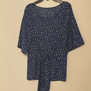 West Kei 3/4 sleeve blouse, size medium